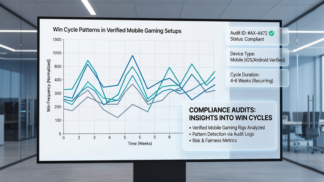 Detaillierte Analyse von Win-Cycle-Mustern und Compliance-Daten in mobilen Gaming-Setups